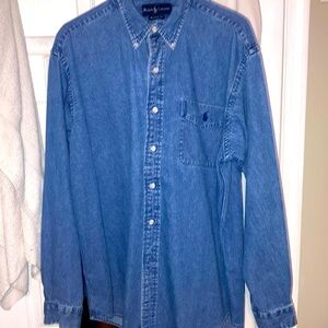 Denim classic Ralph Lauren long sleeve button up